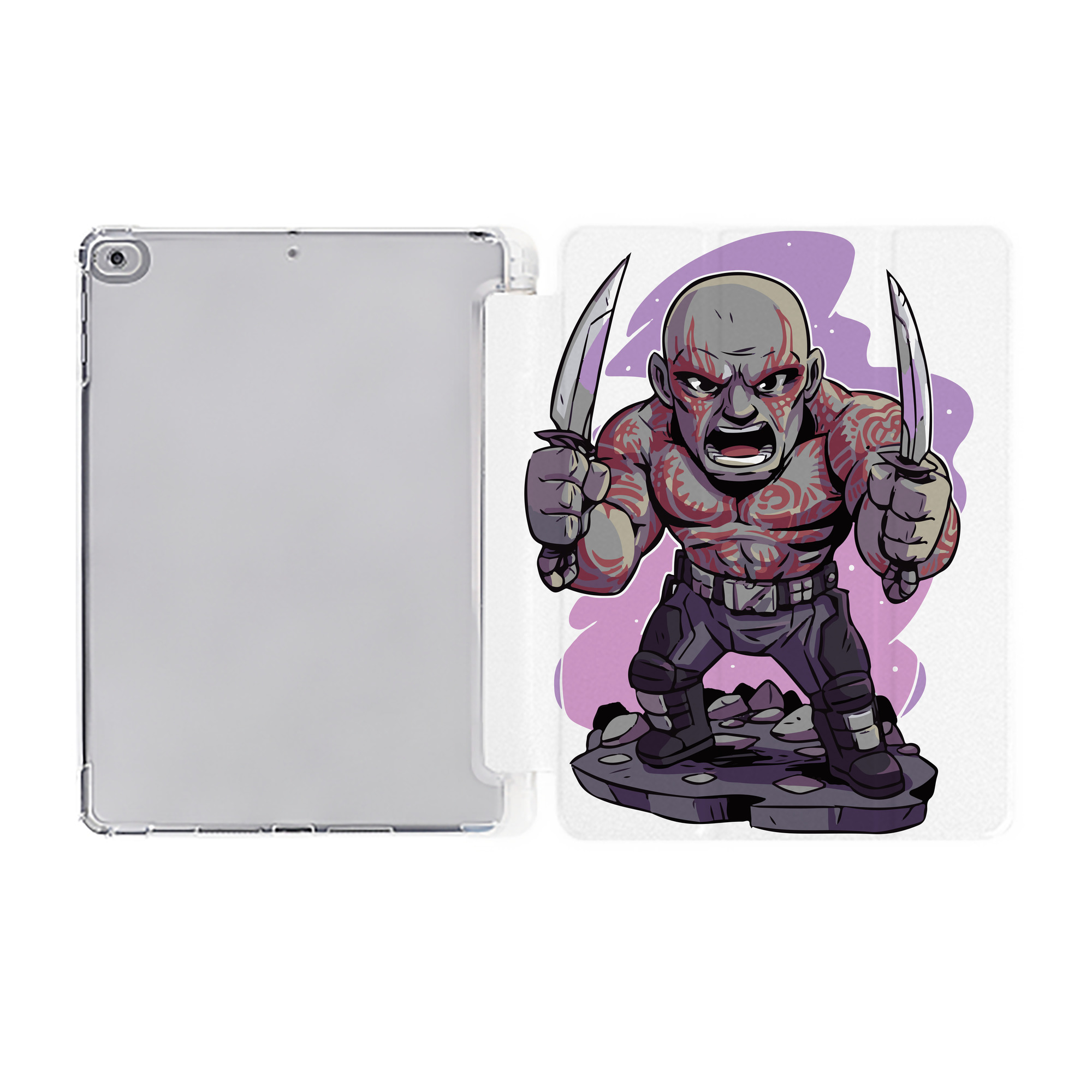 （画像用） アベンジャーズ The Avengers IPad ケース ペン収納付き 三つ折りスタンド PUレザー×シリコン 対応機種9.5/10.5/10.9インチ